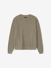 Waffle Crewneck 90s Sweater